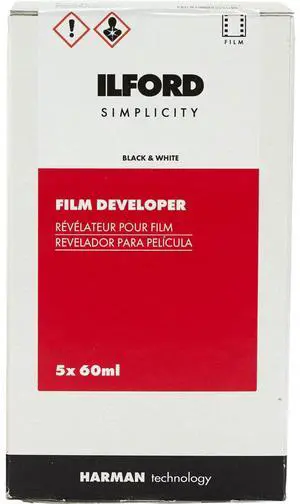 Ilford SIMPLICITY Film Developer, 60mL Sachet, 5-Pack #1178870