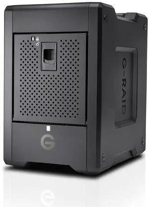 SanDisk Professional G-RAID Shuttle 4-Bay Thunderbolt 3 and USB-C RAID Array with 96TB (4x 24TB) Removable HDD