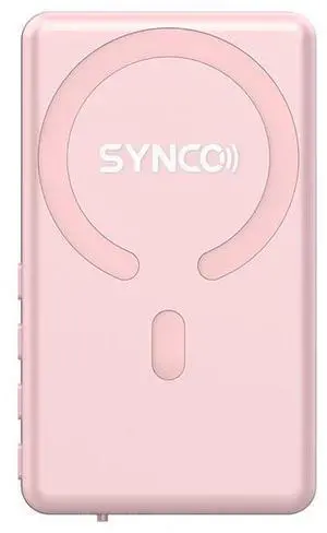 Synco Audio 3.9" XView M4 Wireless Selfie Monitor Screen with MagSafe for Phone Vlogging, Pink