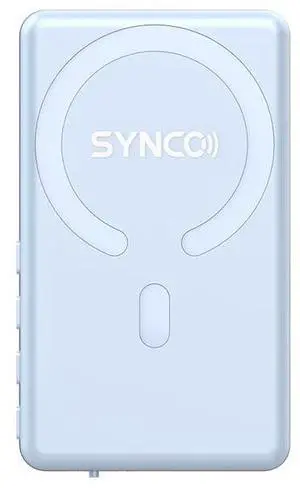 Synco Audio 3.9" XView M4 Wireless Selfie Monitor Screen with MagSafe for Phone Vlogging, Blue