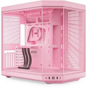 HYTE CS-HYTE-Y70-SM Strawberry Milk ABS / Steel / Tempered Glass Dual Chamber Mid-Tower ATX Case Case (Computer Cases - ATX Form)