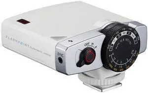 Flashpoint FlashBack Junior Retro Camera Flash, White