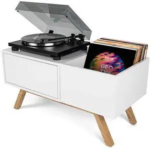 Glorious Turntable Lowboard with Integrated Record Box