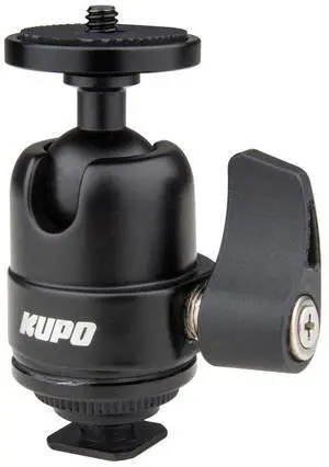 Kupo Midi Ball Head with Hot Shoe Mount