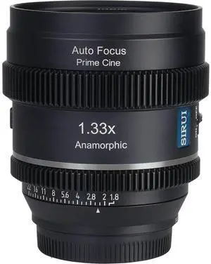 Sirui Sirui 20mm T1.8 1.33X S35 AF Anamorphic Lens (E mount, Neutral Flare)
