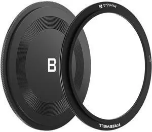 Freewell Freewell 77mm Adapter Ring with Back Cap for V2 Hybrid VND/CPL Magnetic Filter System