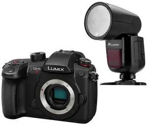 Panasonic Lumix GH5 II Mirrorless Camera Body with Flash Kit #DC-GH5M2BODY FK
