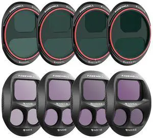 Freewell All Day ND/PL Filter Kit for DJI Mavic 4 Pro Drone, 8-Pack