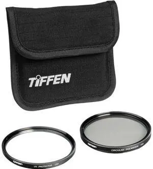 Tiffen 58mm Photo Twin Pack Filter Kit, (UV Protection Filter and Circular Polarizing Filter)
