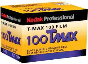 Kodak T-Max 100, 100TMX, Black & White Negative Film ISO 100, 35mm Size, 24 Exposure