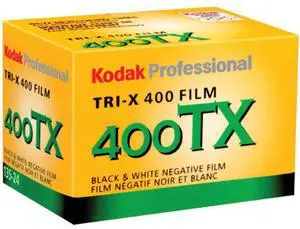 Kodak Tri-X Pan 400, Black & White Negative Film ISO 400, 35mm Size, 24 Exposure