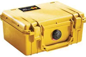Pelican 1150 Watertight Hard Case with Foam Insert - Yellow