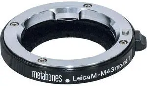 Metabones Leica M Lens to Micro Four Thirds Camera T Adapter, Black Matte