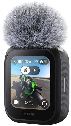 Insta360 GPS Preview Remote with Built-In Mic, Black
