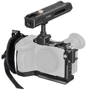 SmallRig Full Camera Cage Kit with Rotating Top Handle for Sony FX2, Black