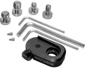 Kondor Blue Kondor Blue Mini Lock Quick Release Plates for Professional Camera Workflows (Female Receiver Only)(Raven Black)