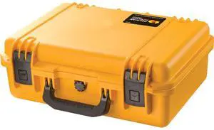 Pelican iM2300 Case, Watertight, Padlockable Case, with Multilayer Cubed Foam Interior, Yellow
