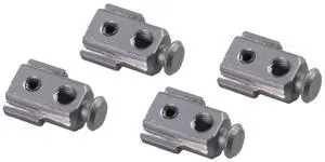 Tether Tools VersaMounts with Straps for AeroTrac Workstation, Silver, 4-Pack