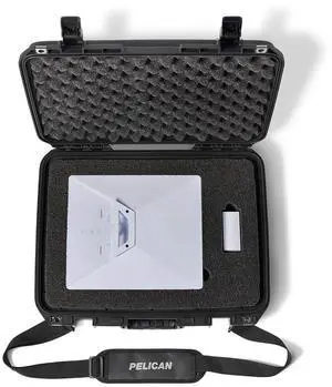 Pelican 1505SSLK Air Starlink Mini Transport Hard Case with Foam Insert, Black