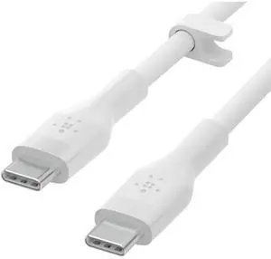 Belkin BoostCharge Flex 9.8' 60W USB-C to USB-C Cable, White