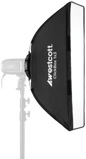 Westcott 1x3' ClickBox Strip Softbox with Bowens S-Mount
