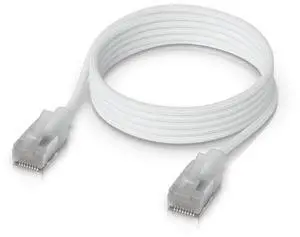 Ubiquiti Networks 3.2' UniFi Ether lighting Braided Cat6A Premium Patch Cable, White