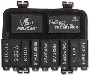 Pelican VPIDP3 ModPak Patch I.D. System for Travel Backpacks, Black