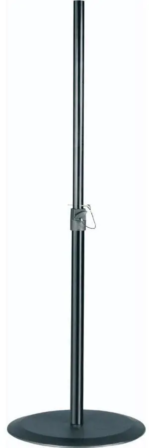 K&M 26750 Speaker Stand, 37.40-56.29" Height, 77.09 lb Capacity, Black