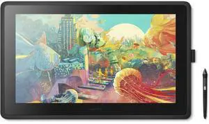 Wacom Cintiq 22 Drawing Tablet with Full HD 21.5-Inch Display Screen, 8192 Pressure Sensitive Pro Pen 2 Tilt Recognition, Compatible with Mac OS Windows and All Pens