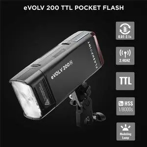 Flashpoint eVOLV 200 TTL R2 Pocket Flash Kit #EV-200 Z