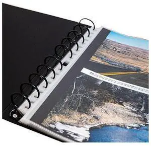 Itoya 11x14" Art Profolio Binder Refill Page, 20 Pages, Pack of 6, Clear