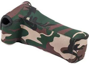 LensCoat BodyBag Plus Sport Camera Case, Forest Green Camo