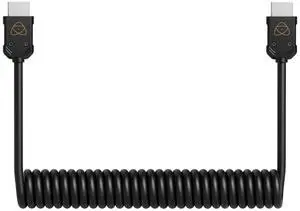 Atomos 17.7" 4K HDMI to HDMI Coiled Cable, Black