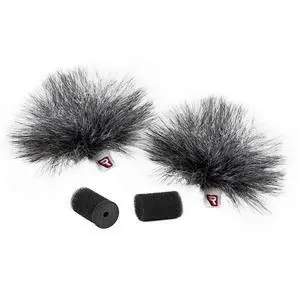 Rycote Single Ristretto Windjammer for Lavalier Microphones, Gray