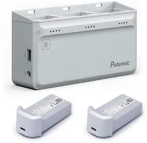 Potensic Parallel Charging Hub with Adapter and 2x Smart Batteries for ATOM Drone