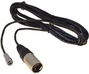 Bescor BMAXLR5 4-Pin XLR Male to 2-Pin Cable for Blackmagic Pocket 4K, 5'