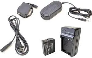 Bescor DMW-BLC12 Battery, Charger, Coupler & AC Adapter Kit for Select Panasonic Cameras