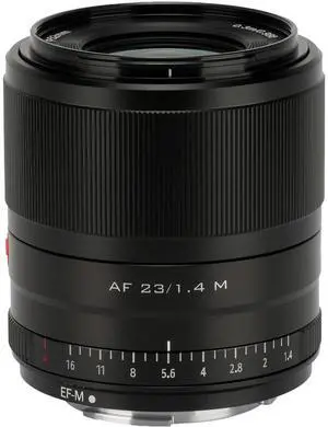 Viltrox AF 23mm f/1.4 Lens for Canon EF-M, Black