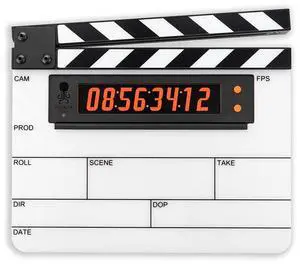 Tentacle Sync Bluetooth TIMEBAR Timecode Clapper Slate with Clapper Sticks