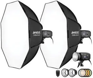 Westcott FJ400-SE 400Ws Daylight Studio Strobe 3-Light Kit with FJ-X3 M Universal Wireless Trigger