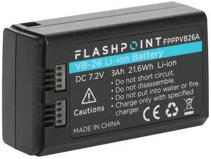 Flashpoint VB-26 Li-ion Battery for the Zoom Li-ion X and Zoom Li-ion III
