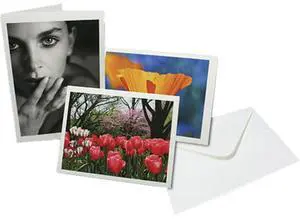 Innova Art Cards, Small (#6) 100 Cards and Envelopes, Velvet Smooth Matte Finish