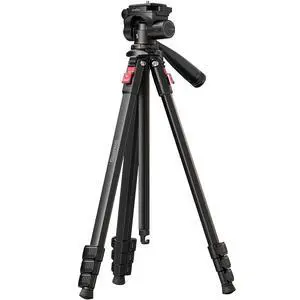 SmallRig 4-Section Aluminum Video Tripod with Fluid Head