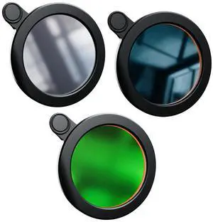 Vaonis Solar Filter for Vespera Telescope, Bundle with Dual Band Filter, Light Pollution Filter