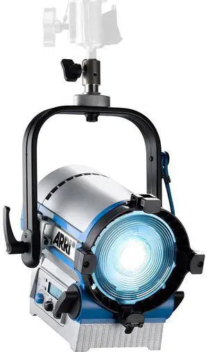 ARRI L5-C 5" LED Fresnel Light without Cable, Stand Mount, Blue/Silver