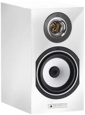 Triangle Esprit Titus Ez Hi-Fi Bookshelf Speakers, White High Gloss, Pair