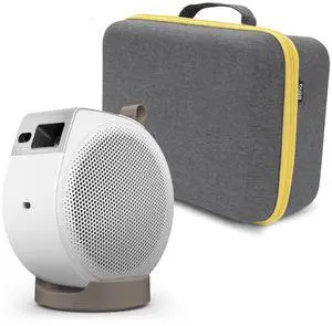 BenQ GV32 Full HD HDR LED DLP Smart Ceiling Projector, White, Bundle with Carry Case