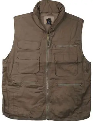 Campco Humvee 100% Cotton Ranger Vest - Khaki - Small (S)