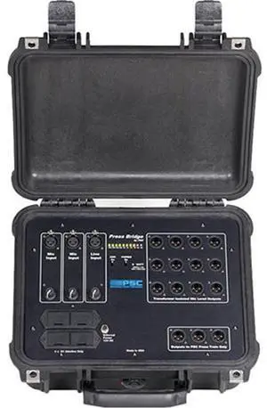 PSC Press Bridge, 2 Mic / 1 Line Input, 12 Mic / 3 Balanced Line Output, Pelican 1400 Case