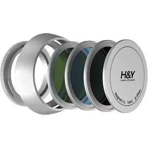 H&Y H&Y Filters Magnetic Filter Kit for Fujifilm X-100V, Silver H&Y H&Y Filters Magnetic Filter Kit for Fujifilm X-100V, Silver